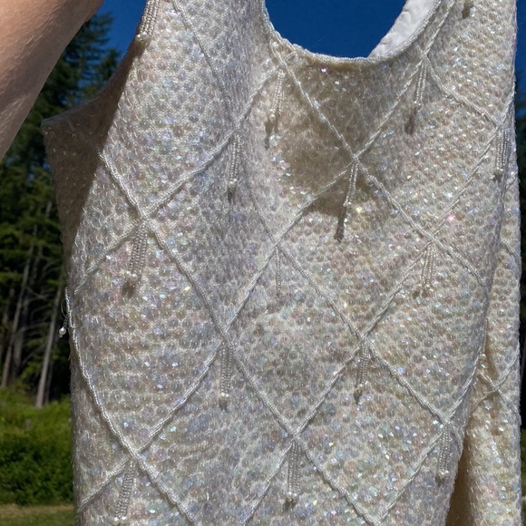 Vintage Beaded & Sequin Top - Picture 6 of 9